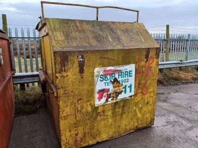 Front Loader Covered Skip