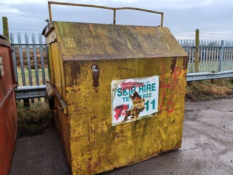 Front Loader Covered Skip