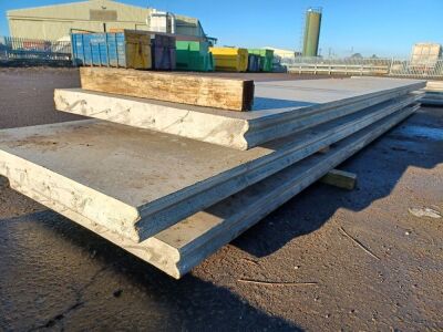 3x Concrete Panels - 3