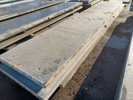 3x Concrete Panels