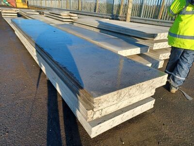 3x Concrete Panels