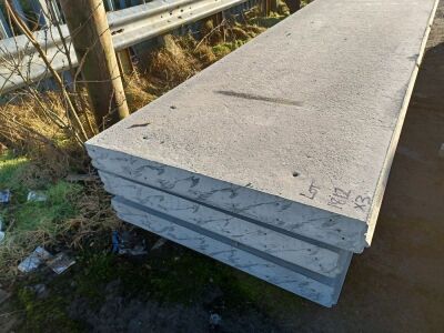 3x Concrete Panels