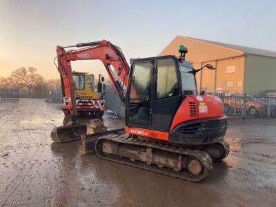 2014 Kubota KX080- 4 Mini Digger - 2