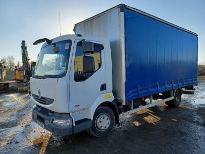 2011 Renault Midlum 180 4x2 Curtainsider - 2