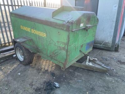 2250ltr Bundie Bowser on Single Axle Drawbar Fuel Bowser