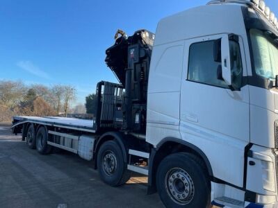 2018 Volvo FH Globetrotter 8x2 Crane Cheesewedge Beavertail - 28