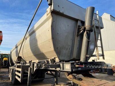 2015 Weightlifter Triaxle Bathtub Alloy Tipping Trailer - 2