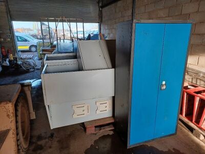 Qty of Storage Cabinets etc and Office Chairs 