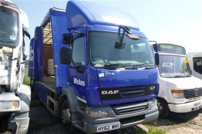 2012 DAF 55 220 4x2 Curtainside Rigid