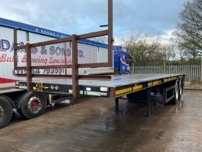 1988 King Tandem Axle 28ft Flat Trailer