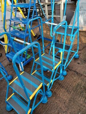 3x Sets of Small Step Ladders - 3