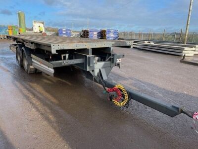 2004 Don Bur 25' Tandem Axle Demountable Draw Bar Trailer