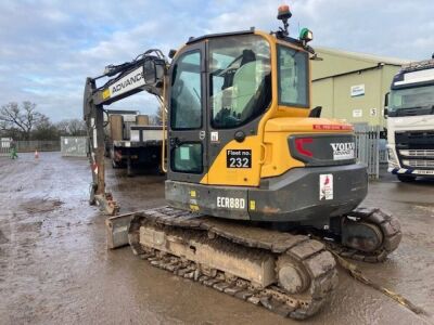 2017 Volvo ECR88D Excavator - 2