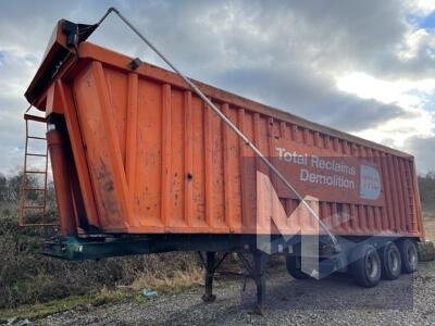 2000 Leci Triaxle Sloping Steel Body Tipping Trailer