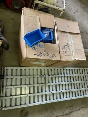 2 x Boxes of Lin Bins + Racking - 4