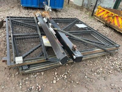 Pair of Steel Security Gates