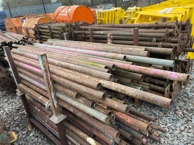 Qty of Scaffold Poles in Steel Stillage