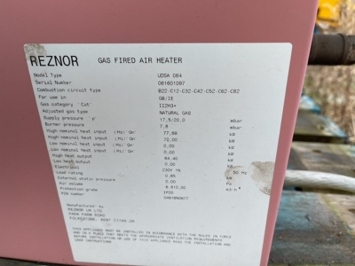 Reznor-UDSA 064 Gas Fired Heater - 3