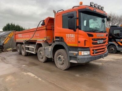 2014 Scania P370 Euro 6 8x4 Steel Body Tipper