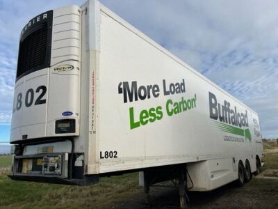 2012 Cartwright 15.65m Triaxle Fridge Trailer - 2