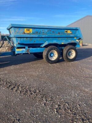 2011 NC 14 ton Tandem Axle Tipping Dump Trailer - 7