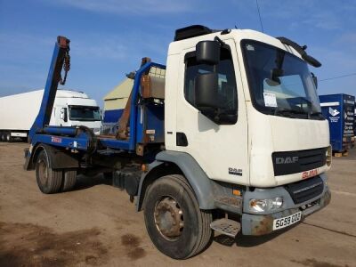 2009 DAF LF55 250 Telescopic Skiploader 4x2 - 2