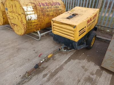 2004 Atlas Copco XAS 36 Single Axle Drawbar Twin Tool Compressor