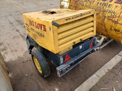 2004 Atlas Copco XAS 36 Single Axle Drawbar Twin Tool Compressor - 3