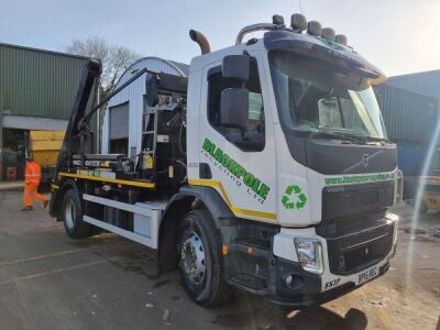 2015 Volvo FE320 4x2 Drawbar Telescopic Skip Loader