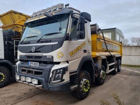2015 Volvo FMX 420 8x4 Steel Body Tipper