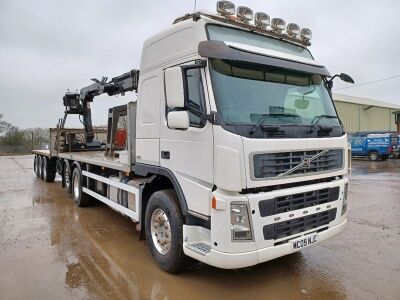 2009 Volvo FM480 6x2 Rear Lift Brick Crane Drawbar Rigid - 2