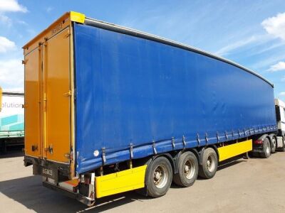 2004 SDC Triaxle Curtainside Trailer - 4