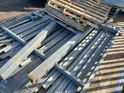 Quantity of Misc Galvanised Gates & Posts