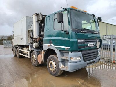 2006 DAF 85.430 Vallely 8x4 High Volume Jetvac Recycler with Kaiser Equipment - 2