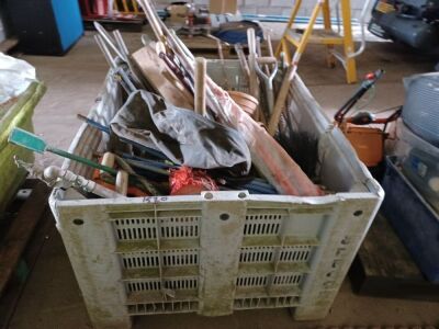 Plastic Stillage of Hand Tools & Groundwork Equipment