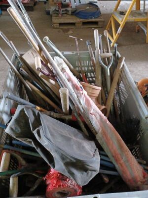 Plastic Stillage of Hand Tools & Groundwork Equipment - 2