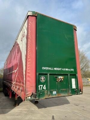 2007 M&G Triaxle Curtainside Trailer - 2