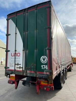 2007 M&G Triaxle Curtainside Trailer - 3