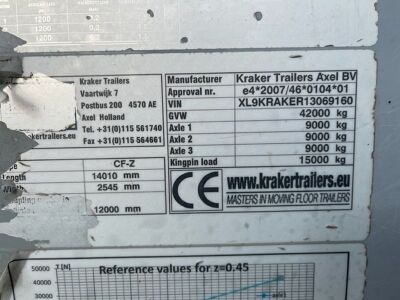 2013 Triaxle Walking Floor Trailer - 8