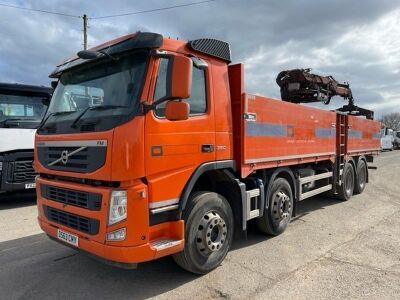 Volvo FM380 8x4 Dropside Brick Crane Rigid