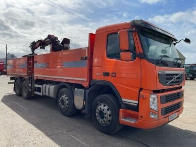 Volvo FM380 8x4 Dropside Brick Crane Rigid - 2