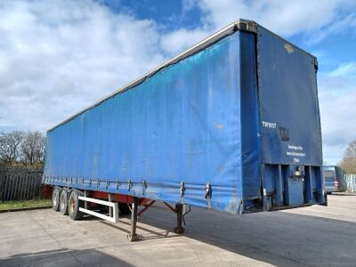 1999 M&G Triaxle Curtainside Trailer