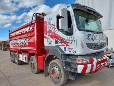 2013 Renault Kerax 430 8x4 High Sided Tipper