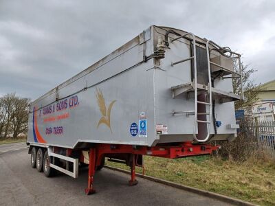 2009 Fruehauf Triaxle Alloy Body Tipping Trailer