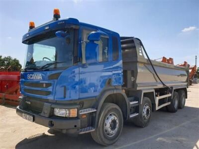 2015 Scania P410 Euro 6 Steel Body 8x4 Tipper