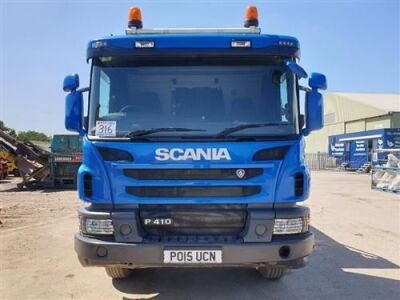 2015 Scania P410 Euro 6 Steel Body 8x4 Tipper - 2