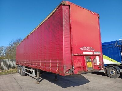 2001 General Trailers Triaxle Curtainside Trailer