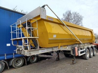 2017 Serin Triaxle Bathtub Triaxle Tipping Trailer