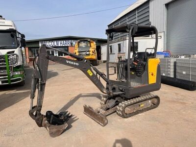 2017 Volvo EC18D Mini Digger