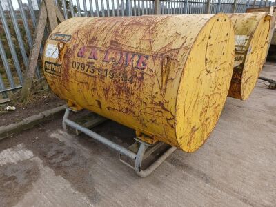 Fuel Proof Fuel Store 1500 ltr Frame Mounted Bunded Bowser - 2